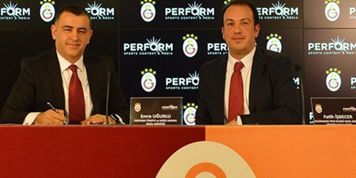 Galatasaray Perform ile sponsorluk anlaşması imzaladı